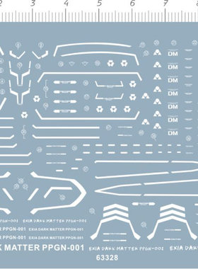 HG Exia Dark 暗黑 暗物质 能天使 gd水贴 63328 (63327)