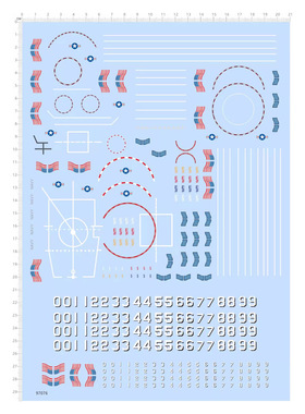 船舶模型 1:350 US Modern Navy 美国海军战舰.专用水贴【97076】