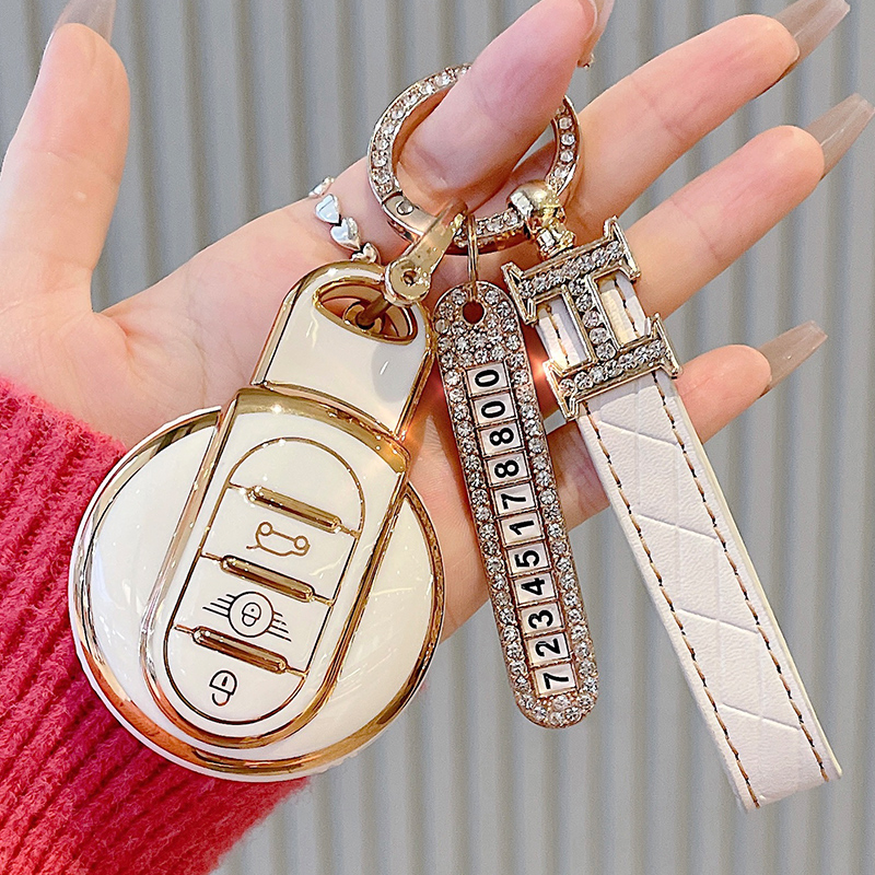 宝马mini钥匙套女迷你cooper壳countryman扣f54f55f56F60车钥匙包