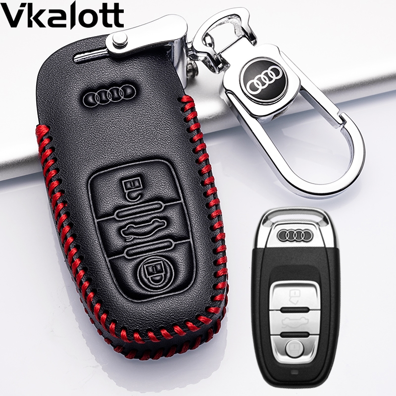 2021款奥迪a6l钥匙套高档专用21新汽车用品装饰扣2020包壳男真皮