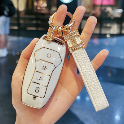 专用比亚迪钥匙套壳女唐二代汉DM 宋plus秦Pro新能源包plus扣dmi