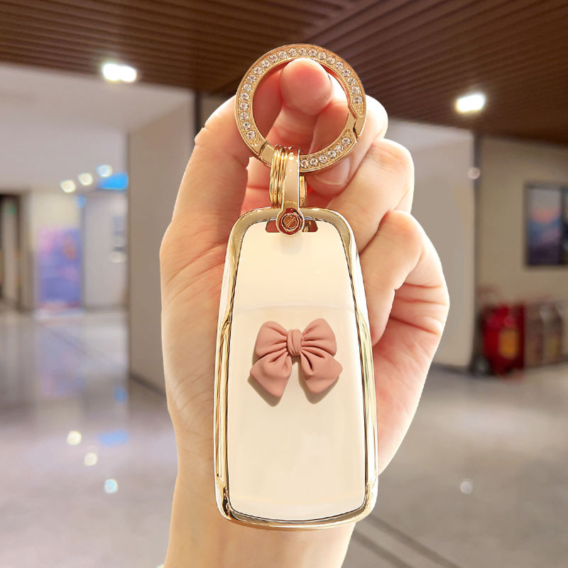 奥迪A4L钥匙套Q5L汽车A6L女A3专用Q3壳Q2L扣A5新A8 A7 Q7可爱22款