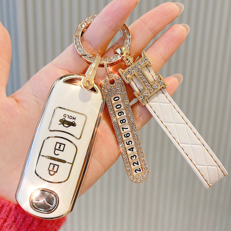 适用马自达3昂克赛拉钥匙套6阿特兹cx-8车CX-5扣CX-4壳女高档22款