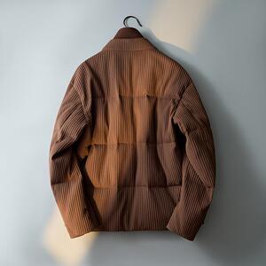 复古文艺范可脱卸双层领羊毛围巾随意搭羽绒服男羽绒外套1078P495图片