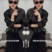 2026网红春季 精品黑色百搭酷飒干练帅痞外套洋气黑色半身裙两件套