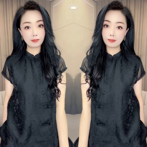 提花休闲百搭欧货遮肉女士打底衫