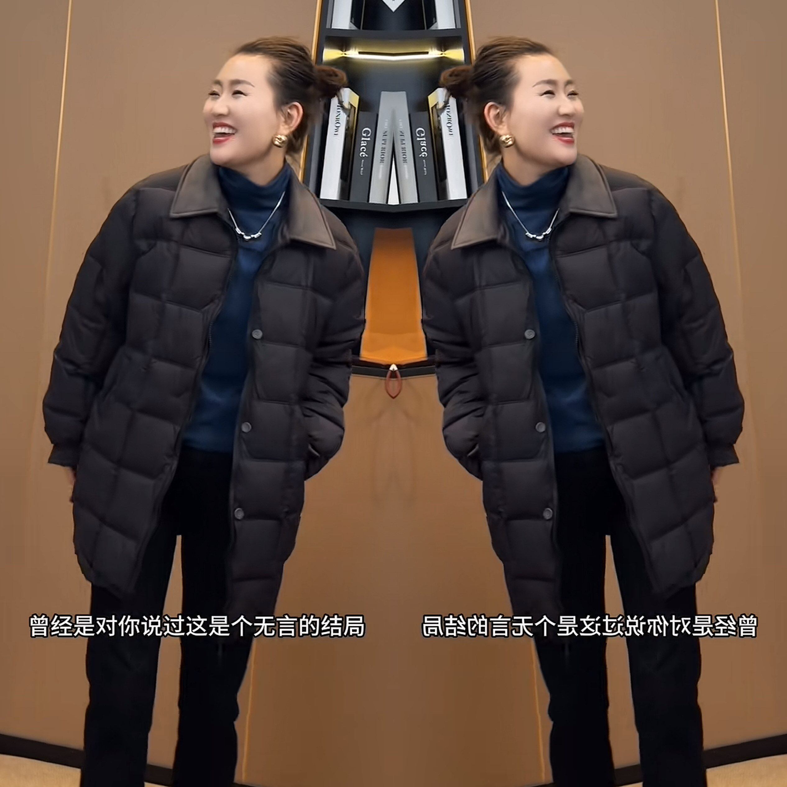 冬季新款中长款宽松百搭棉服外套
