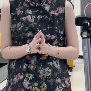 淑女国风时髦连衣裙轻奢感穿搭