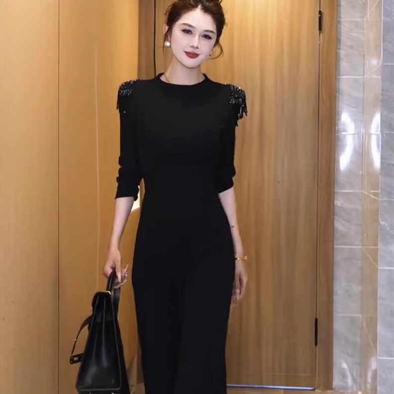 2025女网红新款炸街春季优雅纯色圆领通勤办公工作制服连体裤穿搭