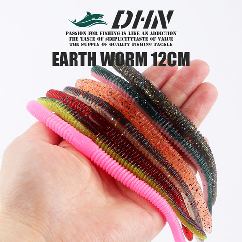 钓嗨尼面条虫软饵蠕虫路亚假饵