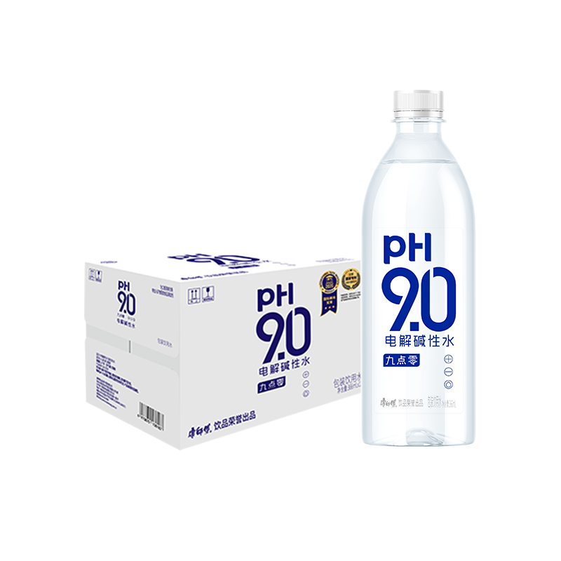 康师傅9.0电解碱性366ml*12瓶
