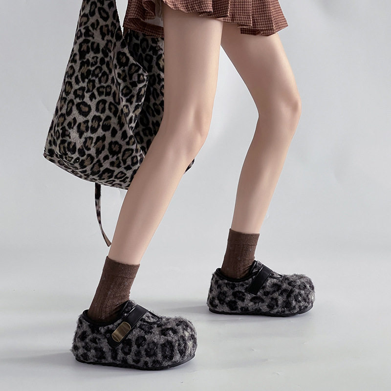 厚底内加绒勃肯鞋女2025秋冬新款玛丽珍雪地靴毛毛晚晚棉鞋子,女鞋,时尚雪地靴,淘宝优惠券,粉丝福利购,淘宝优惠卷