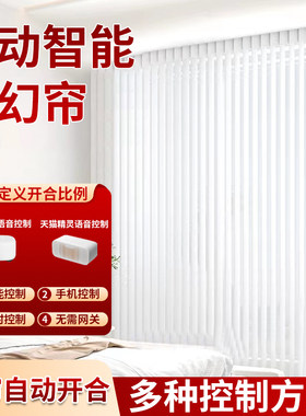 网红电动梦幻帘轨道天猫支持米家