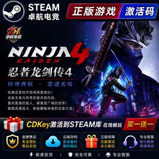 忍者龙剑传4 Steam游戏激活码CDKey入库国区全球区NINJA GAIDEN4