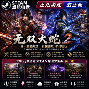 无双大蛇2终极版Steam激活码CDKey入库全球国区全DLC动作砍杀游戏