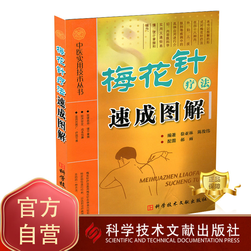 正版包邮 梅花针疗法速成图解 中医实用技术丛书 刺血梅花针疗法中医