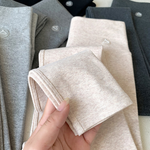 纯棉高腰弹力紧身秋裤打底裤