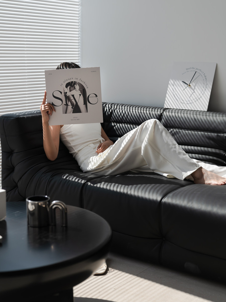 LIVINGPLUS 현대 미니멀리스트 장식 그림 촬영 소품 홈 데스크탑 시계 장식품 PVC 배경 보드