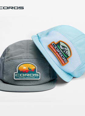 高驰COROS 户外透气速干运动帽个性勋章五片帽