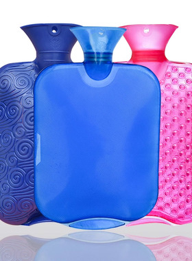 加厚防爆注水热水袋PVC小号儿童女人暖宫暖水袋500ml灌水1L大号2L