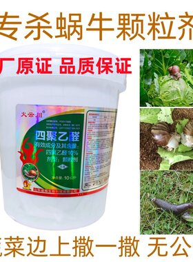专杀蜗牛鼻涕虫福寿螺四聚乙醛