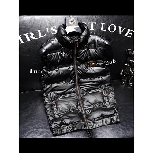 羽绒马甲男款外穿2025新款冬季潮高端潮牌时尚运动美式羽绒服背心