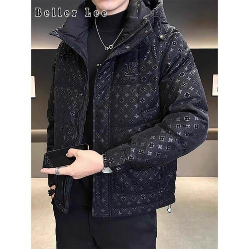 BellerLee 轻奢欧洲站高端羽绒服男冬季连帽防寒轻薄加厚保暖外套