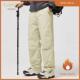 东北零下外穿透气运动裤 冬季 子男 男士 宽松直筒加厚鸭绒保暖羽绒裤