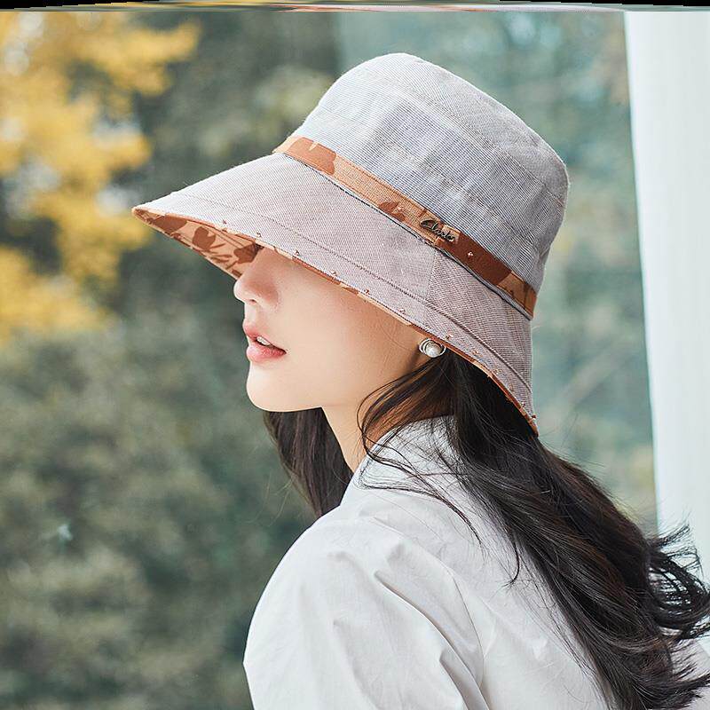 布塔帽子女夏季遮阳帽防晒春夏渔夫帽韩版百搭潮女士时尚太阳帽