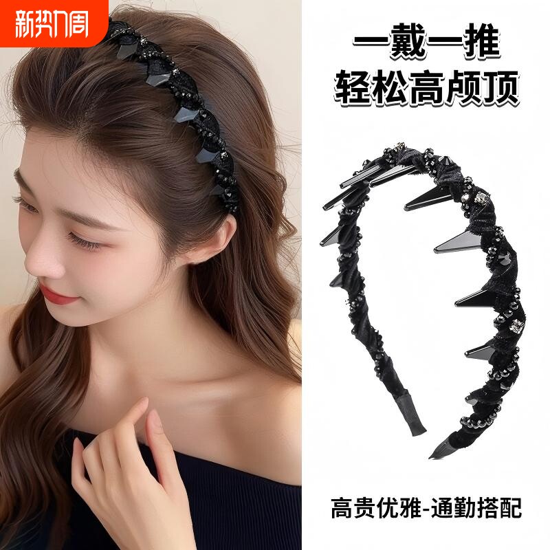 发箍女款高级感洋气时尚发卡2026新款高颅顶头箍轻奢日常外戴头饰