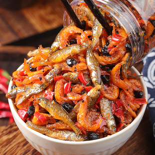 味赢潇湘小鱼小虾下饭菜拌饭酱小鱼仔火焙鱼鱼小仔虾仔即食多规格