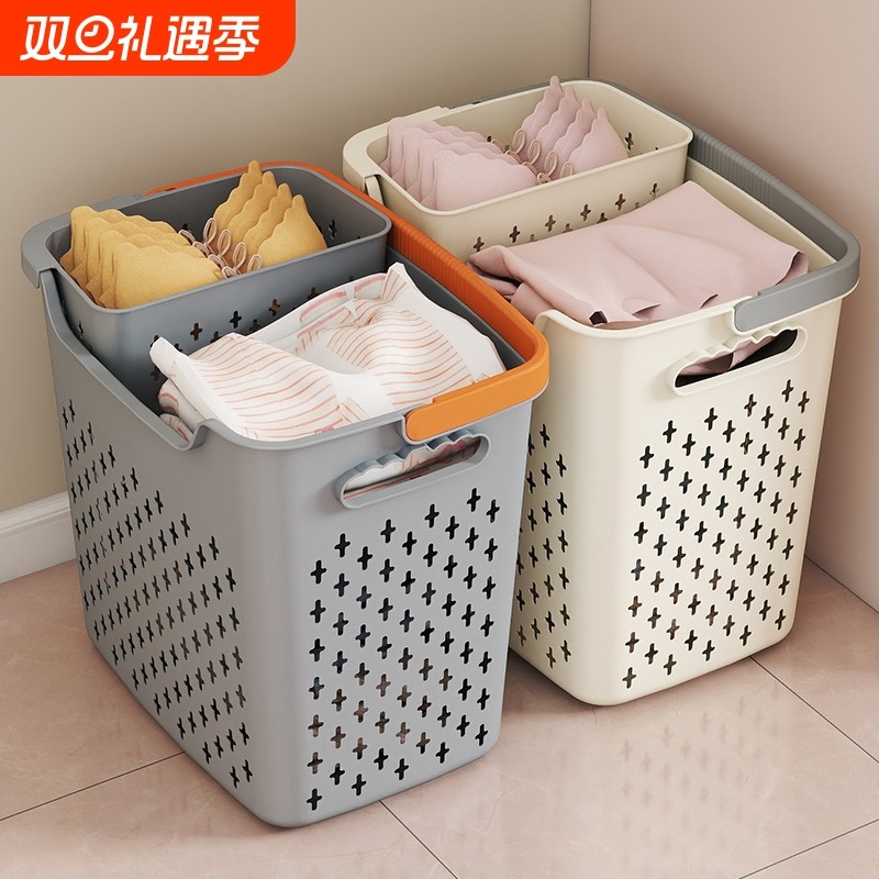 家用脏衣篓浴室神器网红款洗衣卫生间装衣服收纳筐篮桶家居移动