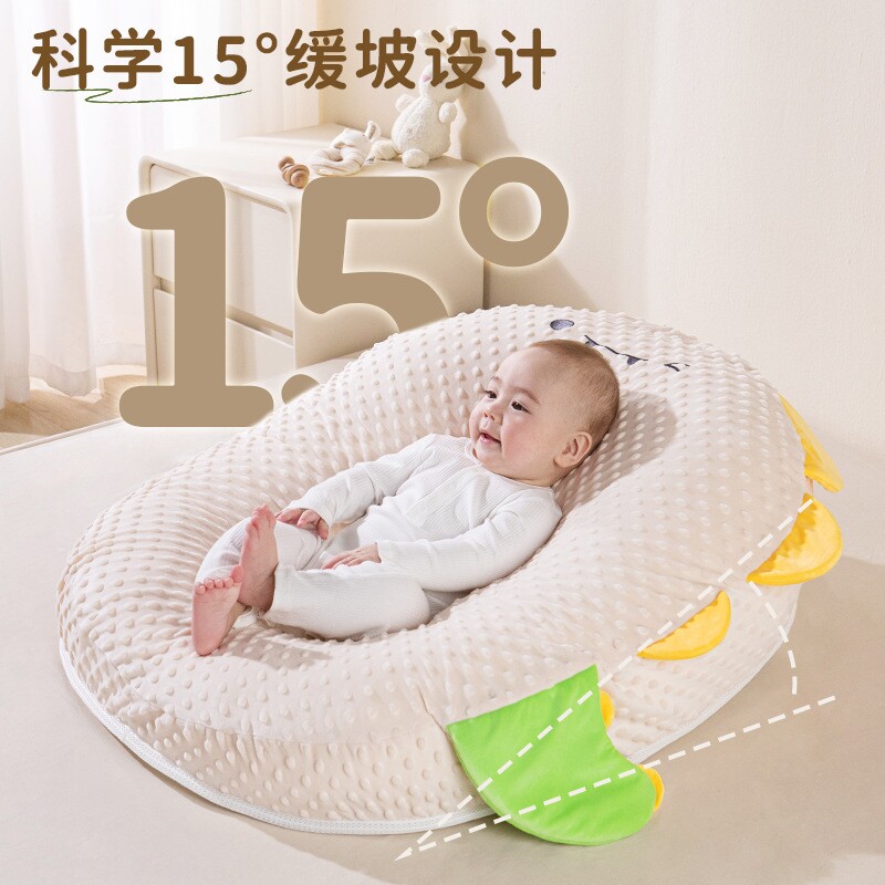 婴儿防吐奶斜坡枕宝宝躺睡斜坡垫新生儿喂奶枕哺乳枕头