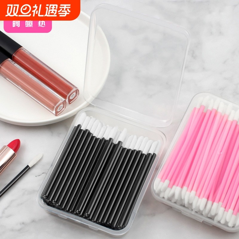 唇刷/一次性A1pf0-易上手晕染化妆彩唇膏唇棒小巧便携式迷你口