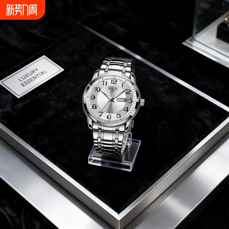 男士手表男正品名牌全自动非机械表男款商务防水石英腕表镂空夜光