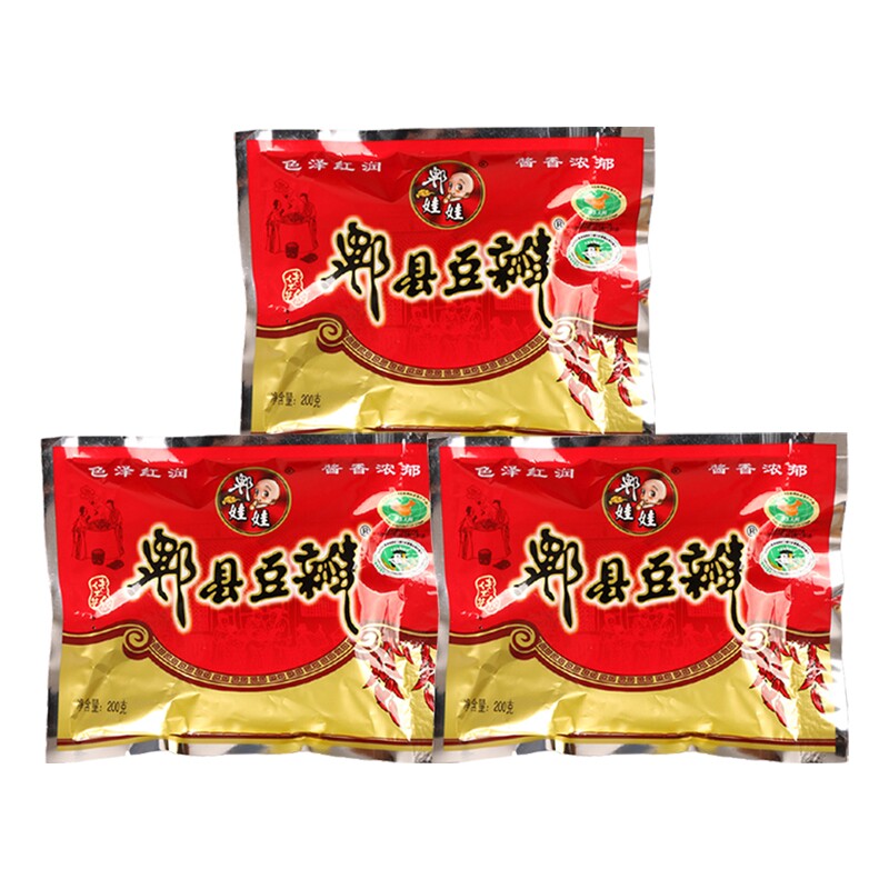 郫娃娃豆瓣酱200克*3袋