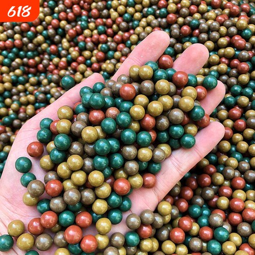 弹弓泥丸弹白色专用安全子弹8mm9mm10mm弹珠钢珠加重磁力泥球陶瓷