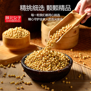 陕北黄豆新货农家自种大黄豆大豆5斤真空装 五谷杂粮打豆浆发豆芽