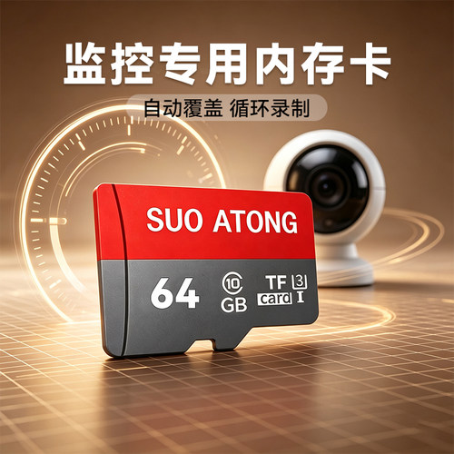 适用于小米摄像头内存卡监控64G储存卡专用卡tf家用microsd卡存储