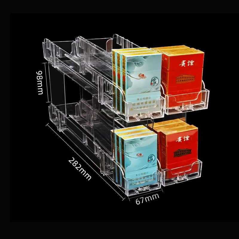 超市香烟架双层加厚破损包赔自动