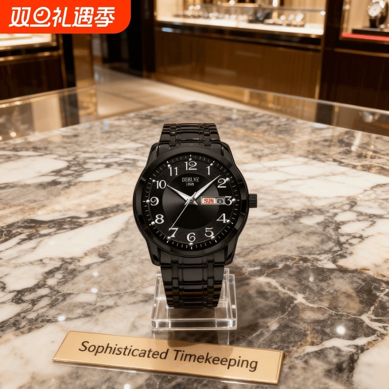 老人手表男士爸爸女款情侣表防水老年人学生石英表男款非机械表礼