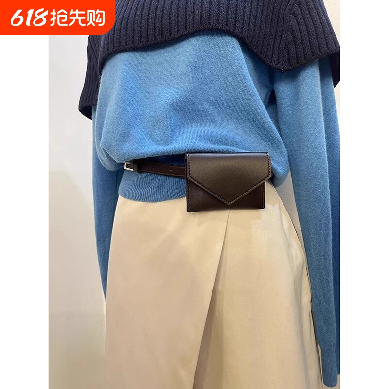 腰包女款2026新款钱包小巧可爱mini百搭装饰腰带零钱包钥匙包