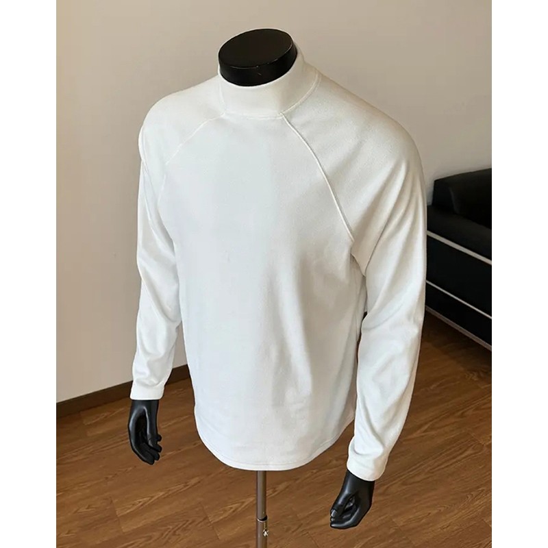 半高领德绒内搭打底衫男秋冬季cleanfit长袖t恤美式基础运动上衣,运动服/休闲服装,运动T恤,淘宝优惠券,粉丝福利购,淘宝优惠卷
