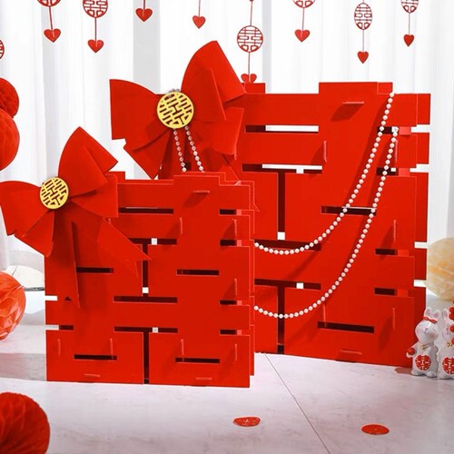 立体喜字落地装饰|超2000次加购