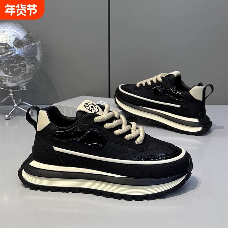 百搭爆款男鞋干爽透气轻质休闲鞋秋季厚底高弹耐磨运动软底跑步鞋,流行男鞋,时尚休闲鞋,淘宝优惠券,粉丝福利购,淘宝优惠卷