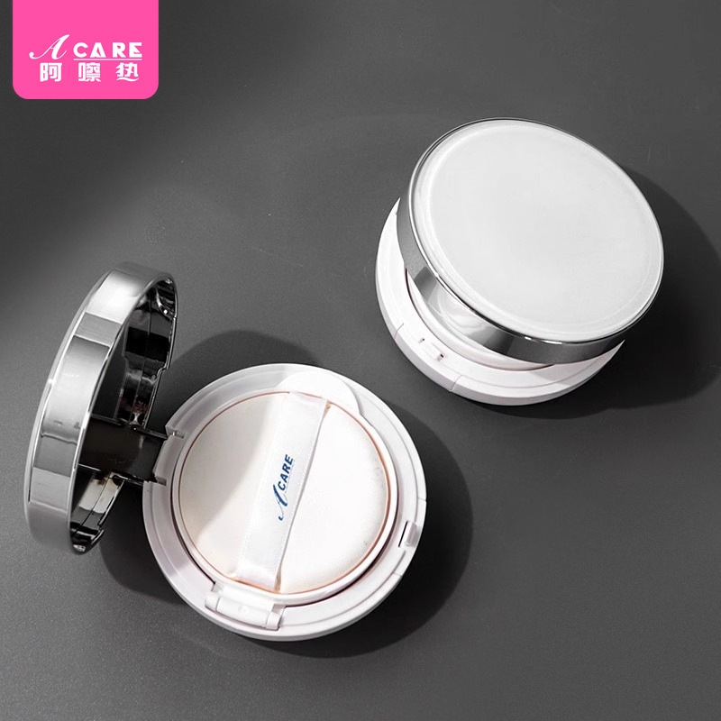 收纳盒/气垫AA1sl001-分装空盒自制随身便携带海绵散粉旅行套装女