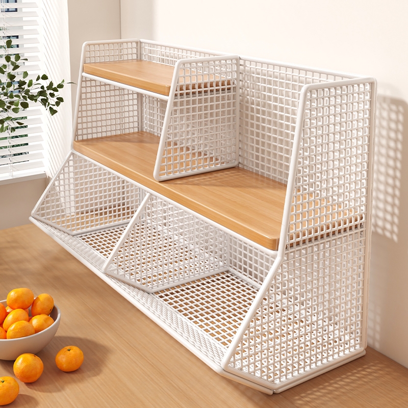 零食收纳盒桌上简易置物架桌面