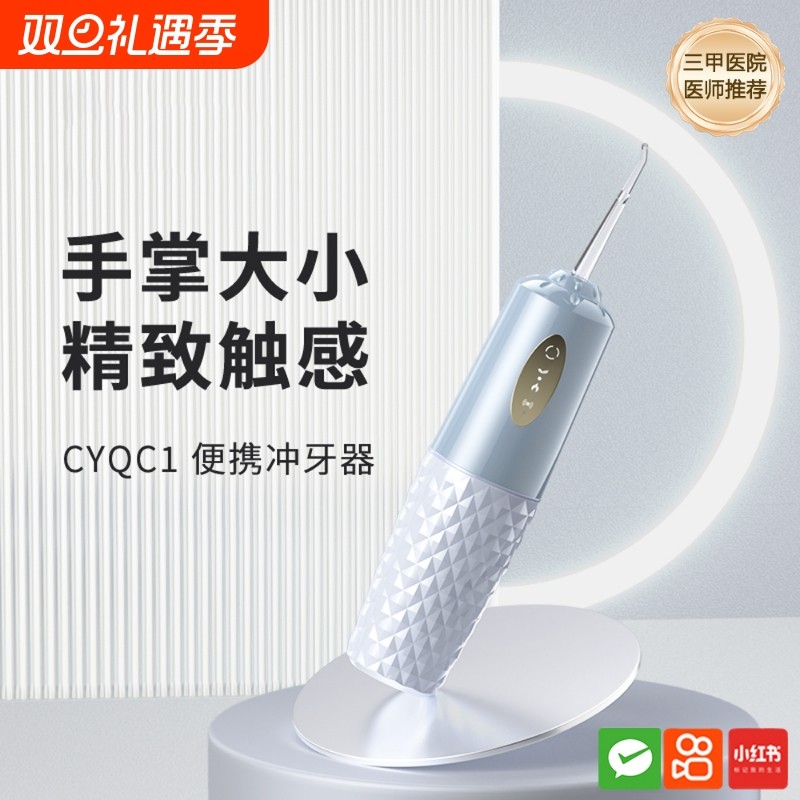 日式冲牙器家用电动洗牙器便携洁牙水牙线正畸专用清洗口腔清洁器