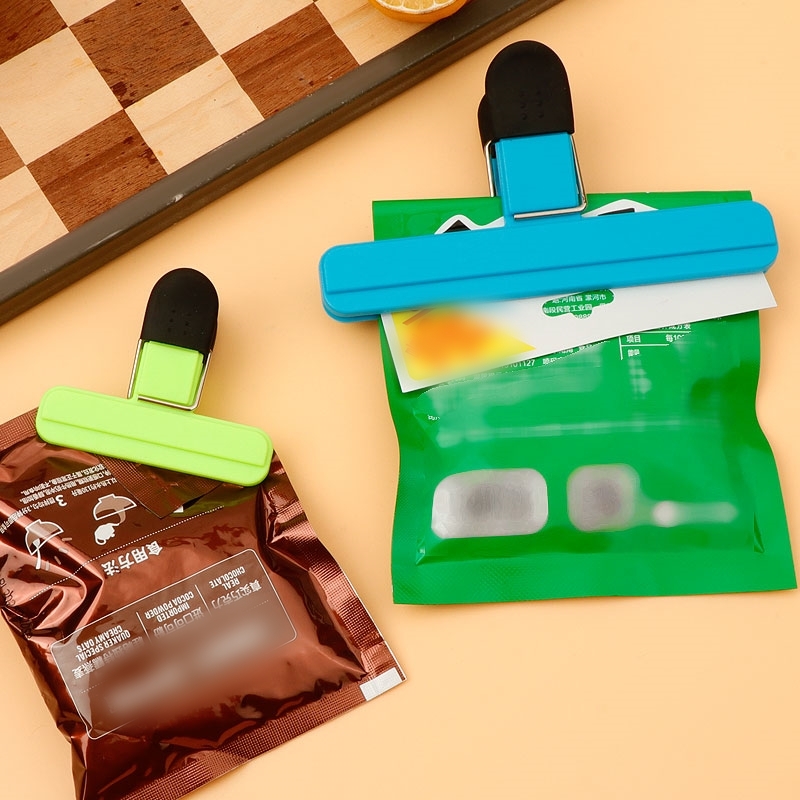 硅胶袋子封口夹零食保鲜密封夹茶叶夹奶粉夹咖啡袋夹食物封口夹