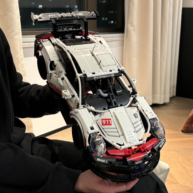 【全网热销】保时捷赛车积木